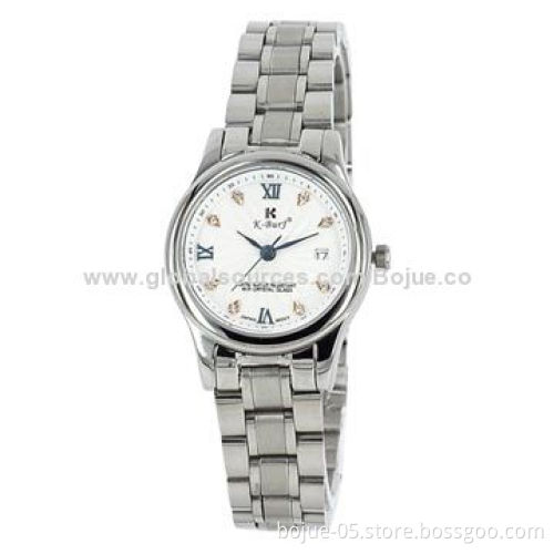 Waterproof Stainless Steel Wristwatch, 3ATM, OEM Services Available